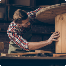 Carpenter working