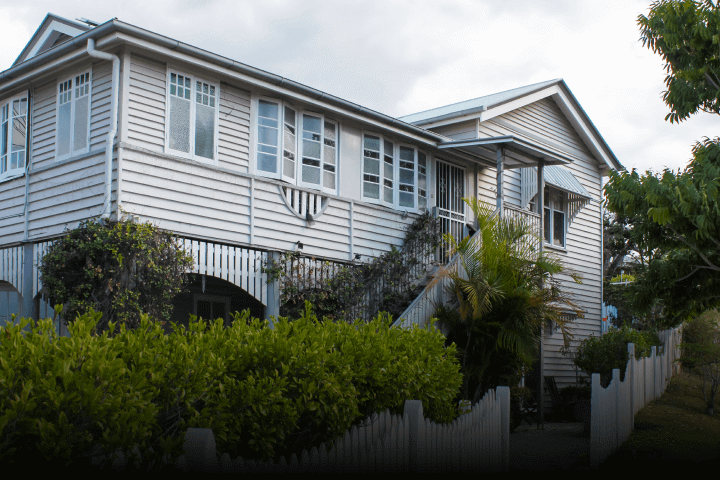 A classic Queenslander style house in Brisbane, Queensland