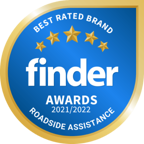 Finder Award Best Rated Roadside Assistance 2022