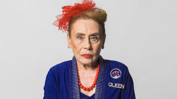 Image of Ann looking straight faced.