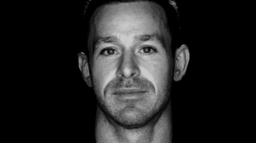 Black and white image of NRL Player Michael Morgan