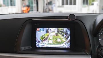Car rear camera display