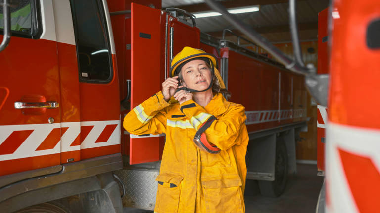 Volunteer firefighter