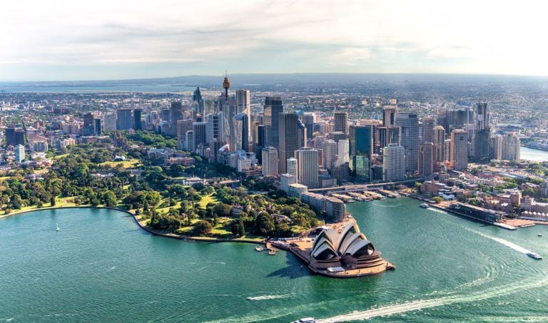 An image of Sydney harbour